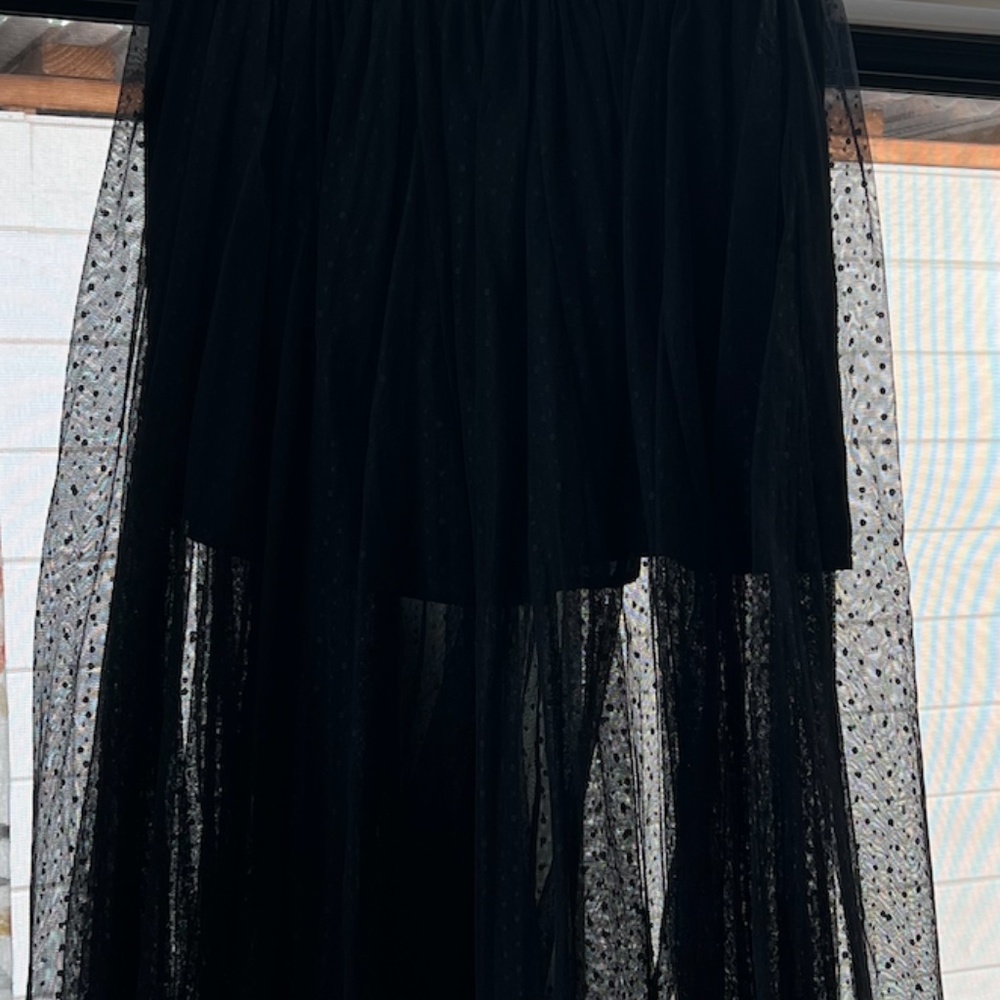 Free People Eden Tulle Midi Skirt - XL - Picture 2 of 4